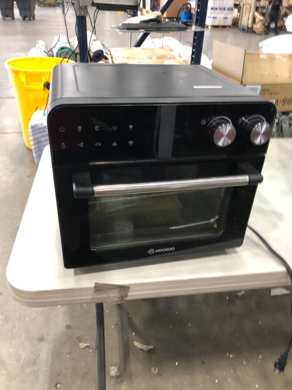 Photo 1 of ***PARTS ONLY*** MOOSOO Air Fryer Oven, 24.3 Quart Air Fryer Toaster Oven Combo for Large Family, 1700W Air Fryers

