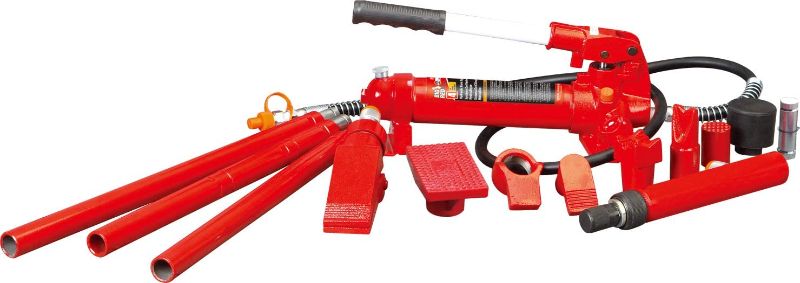 Photo 1 of BIG RED T70401S Torin Portable Hydraulic Ram: Auto Body Frame Repair Kit with Blow Mold Carrying Storage Case, 4 Ton (8,000 lb) Capacity, Red
MAY NOT HOLD HYDRAULIC PRESSURE
