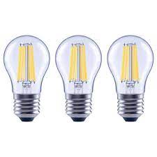 Photo 1 of 100-Watt Equivalent A15 Dimmable Appliance Fan Clear Glass Filament LED Vintage Edison Light Bulb Bright White (3-Pack)
