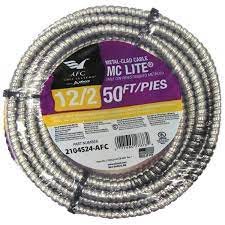 Photo 1 of 12/2 x 50 ft. Solid MC Lite Cable
