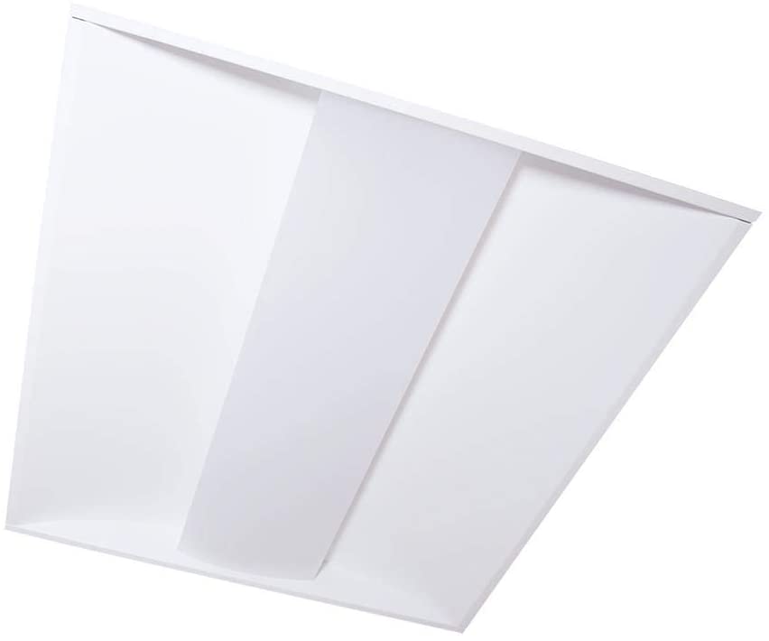 Photo 1 of 2 ft. x 2 ft. 51-Watt Equivalent Integrated LED White Center Lens Troffer, 4000K Bright White
