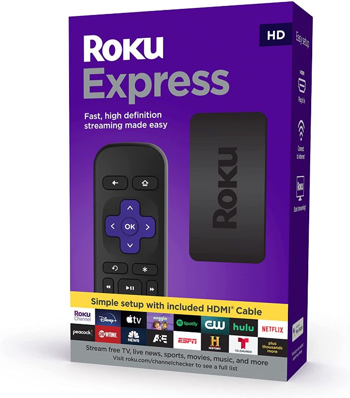 Photo 1 of Roku Express:HD Streaming Media Player with High Speed HDMI Cable and Simple Remote
