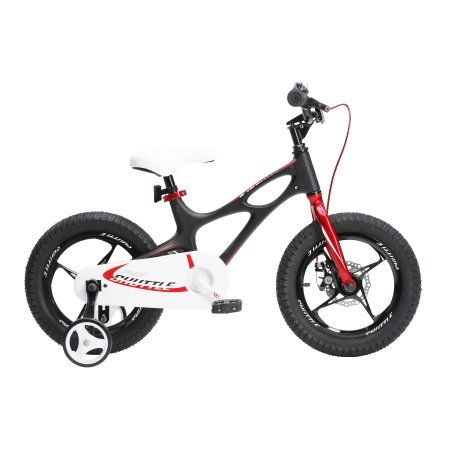 Photo 1 of 16 in. 2017 Newly-Launched Space Shuttle Kid's Bike, Lightweight Magnesium Frame with Training Wheels in Black
