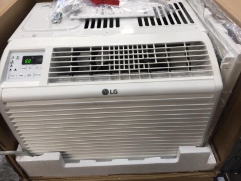 Photo 3 of LG 6,000 BTU 115V Window Air Conditioner with Remote Control, White
