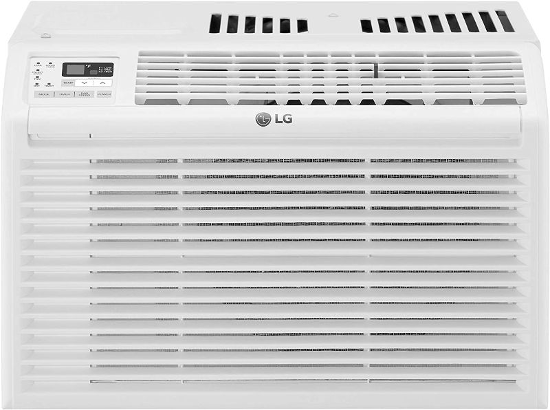 Photo 1 of LG 6,000 BTU 115V Window Air Conditioner with Remote Control, White
