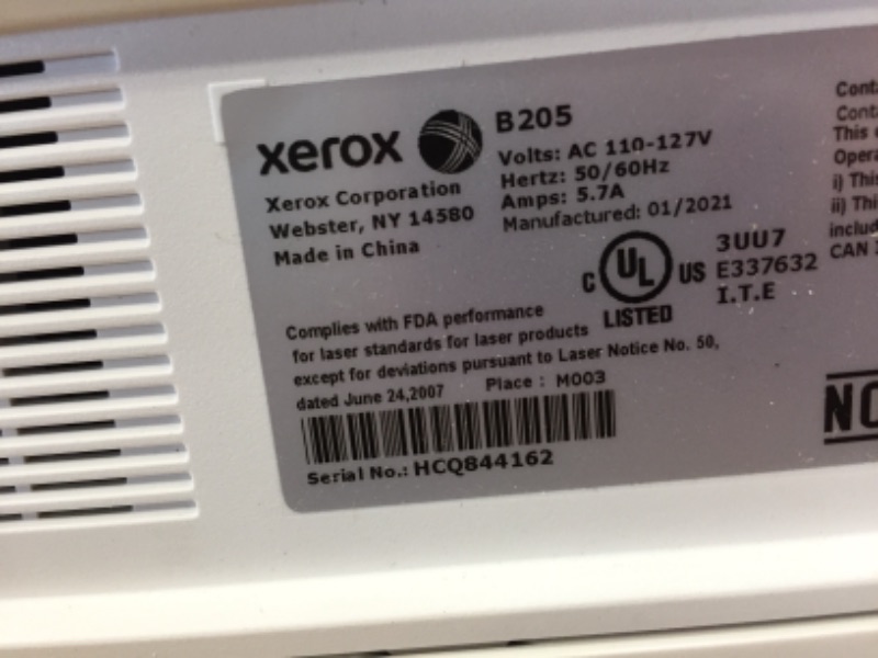 Photo 5 of Xerox Phaser 6510/DNI Color Printer, Amazon Dash Replenishment Ready
SEE PICTURES FOR DAMAGE.