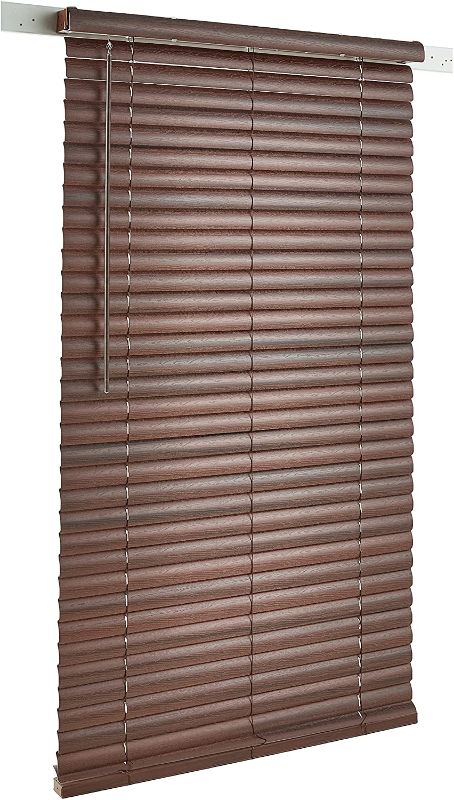 Photo 1 of Achim Home Furnishings LUG236MH04 , Mahogany Cordless GII Luna 2" Vinyl Venetian Blind, 36" x 64"
