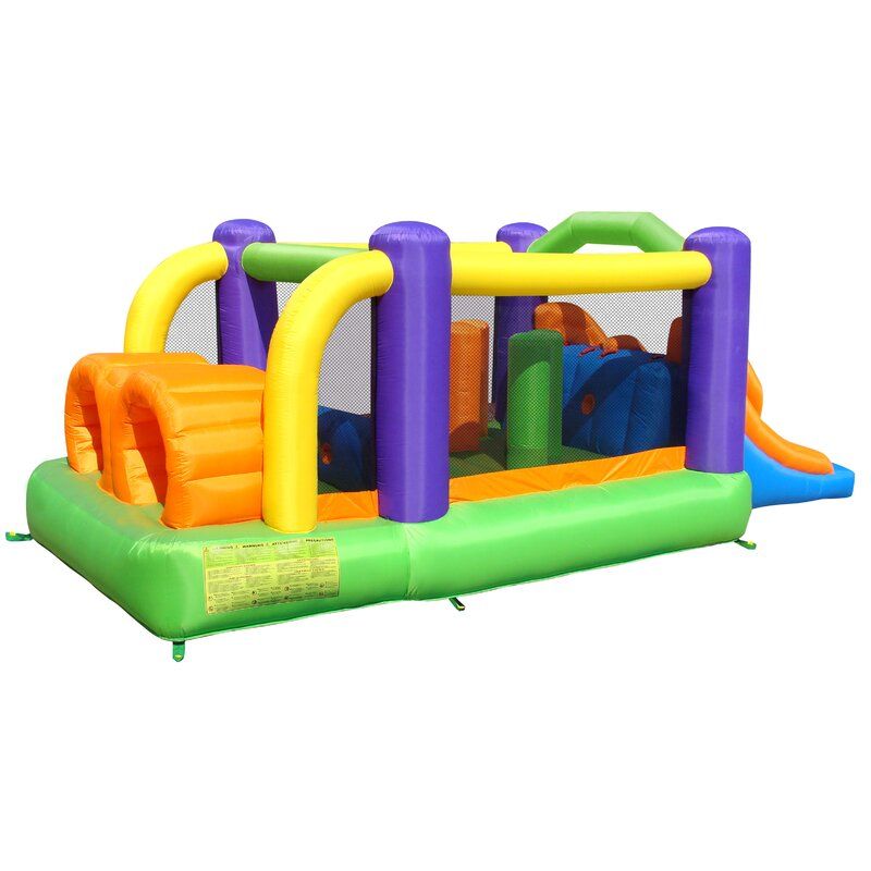 Photo 1 of Inflatable 19' x 7' Obstacle Course Slide
