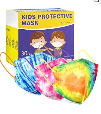 Photo 1 of (X3) Kids Disposable Face Masks, Upgraded 30 Pcs Breathable 4-Ply Protection Mask with Elastic Earloop for Children Boys Girls 
