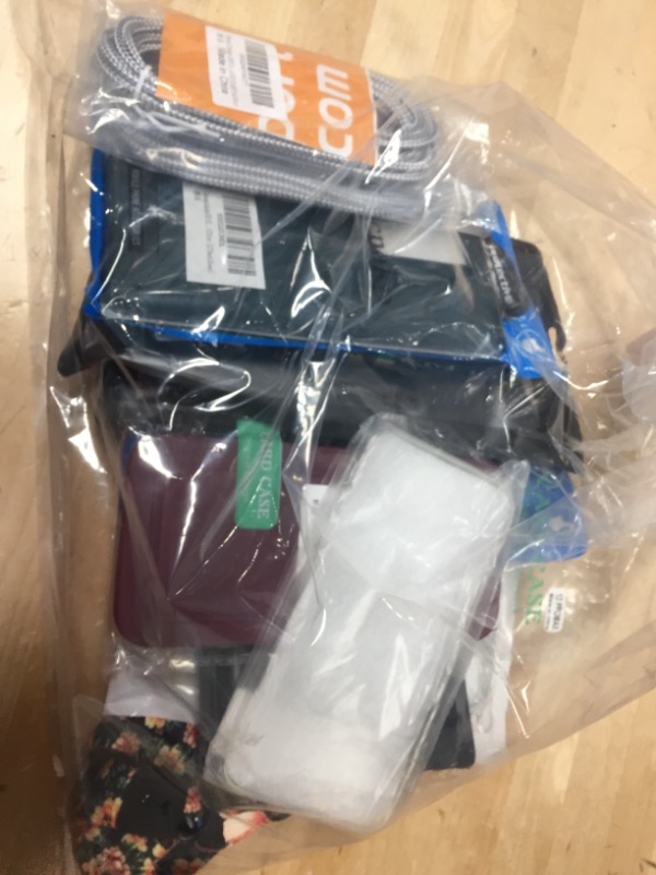 Photo 1 of BAG OF VARIOUS PHONE CASES