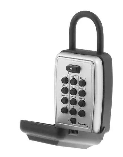 Photo 1 of (STOCK PHOTO FOR REFERENCE ONLY)
Master Lock Lock Box, Resettable Push Button Combination