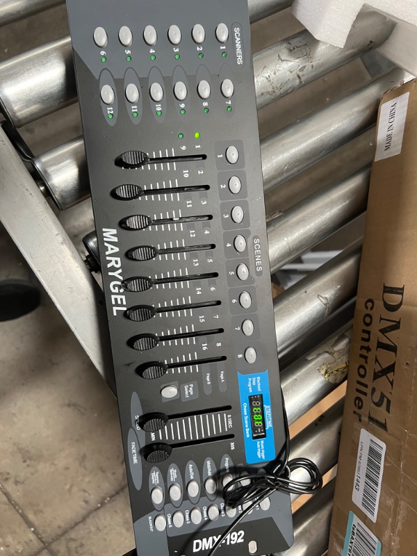 Photo 3 of MISSING ONE CORD !! Dmx Controller, Dmx Console,192CH Dmx512 Console, With 2m/6.6 ft DMX Signal Cable, Controller Panel Use For Editing Program Of Stage Lighting Runing
