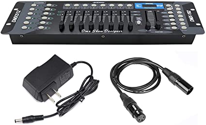 Photo 1 of MISSING ONE CORD !! Dmx Controller, Dmx Console,192CH Dmx512 Console, With 2m/6.6 ft DMX Signal Cable, Controller Panel Use For Editing Program Of Stage Lighting Runing
