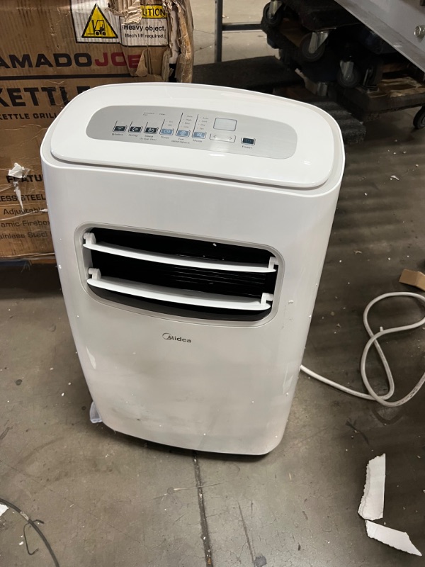 Photo 2 of Midea 10,000 BTU (5,800 BTU SACC) Portable Air Conditioner, Cools up to 200 Sq. Ft., Works as Dehumidifier & Fan, Wi-Fi Enabled, Control with Remote, Amazon Alexa & Google Assistant
