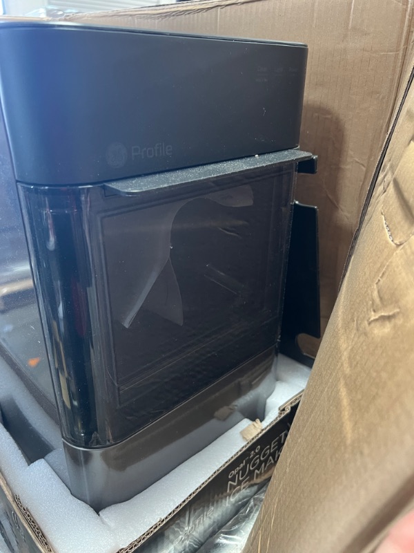 Photo 2 of GE Profile Opal 2.0 | Countertop Nugget Ice Maker with Side Tank | Ice Machine with WiFi Connectivity | Smart Home Kitchen Essentials | Black Stainless
