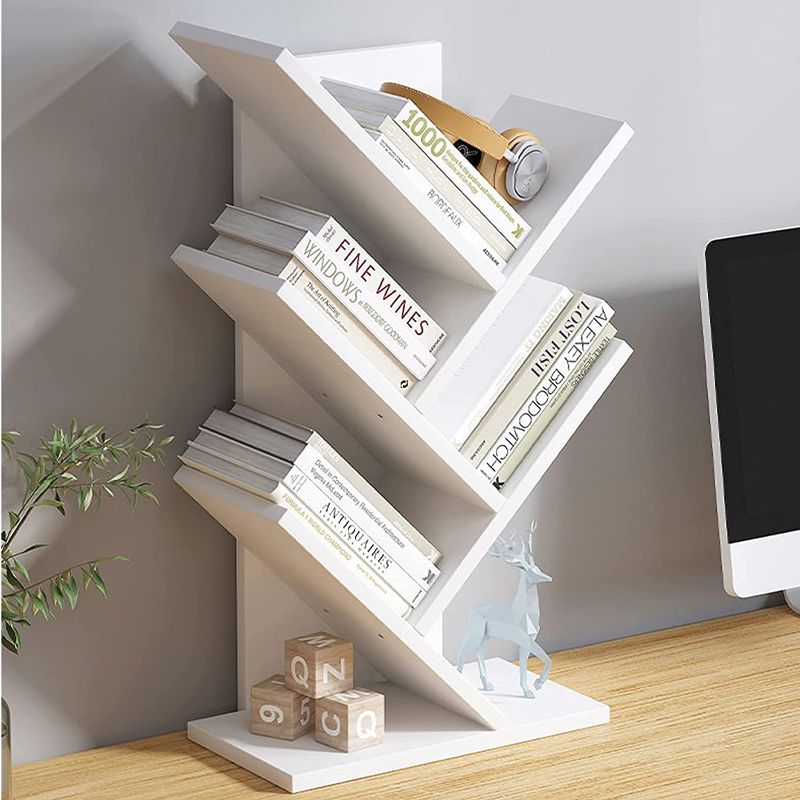 Photo 1 of ***SIMILAR TO STOCK PHOTO*** Karcog Tree Bookshelf with Drawer, Small Bookshelf for Small Spaces, Narrow Floor Standing Book Shelves, Tree Shelf Bookcase, Wooden Storage Organizer...
