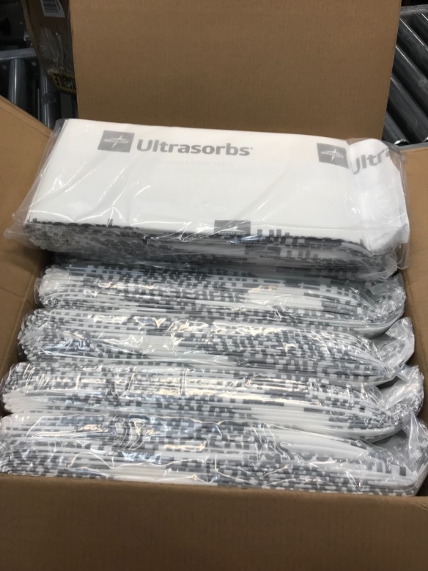 Photo 2 of Medline - ULTRASORB2436 Ultrasorbs AP Drypads, Super Absorbent Disposable Underpad, 23 x 36 inches, 10 Count (Pack of 7), Great for use as Bed pad Protector, Furniture Protection, Incontinence Care
