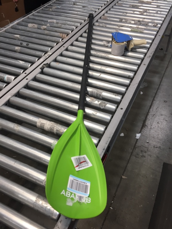 Photo 1 of Abahub 3-Piece SUP Paddles, Lightweight Stand-up Paddle Oars for Paddleboard, Adjustable Aluminum Alloy PU Coated Shaft 68" - 84", Black/Blue/Green/Orange/Yellow Plastic Nylon Blade
