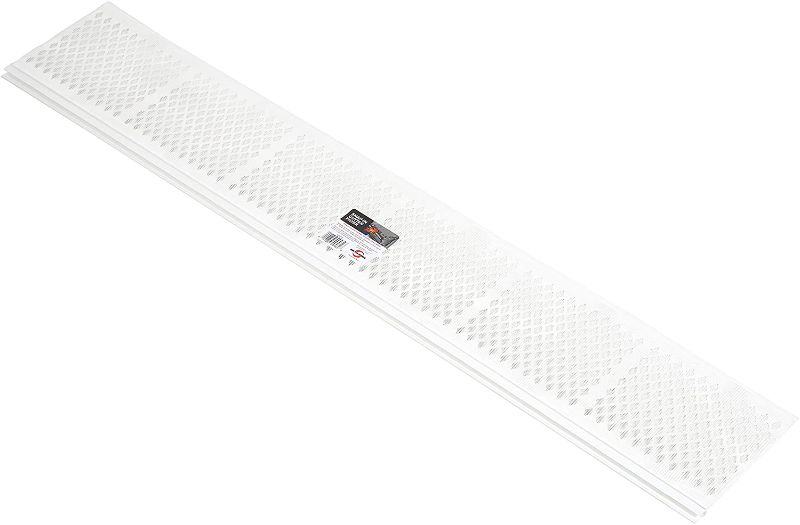 Photo 1 of Amerimax Home Products 86670 Snap-in Filter Gutter Guard, 3', White (Pack of 25)
