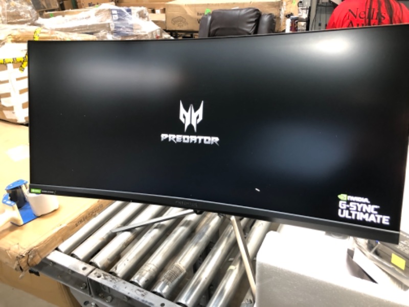 Photo 4 of Acer Predator X35 bmiphzx 1800R Curved 35" UltraWide QHD Gaming Monitor with NVIDIA G-SYNC Ultimate, Quantum Dot, 200Hz, VESA Certified DisplayHDR 1000, (Display Port & HDMI Port),Black
