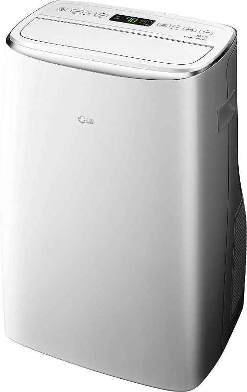 Photo 1 of LG LP1419IVSM Smart Dual Inverter Portable Air Conditioner with 10000 BTU Cooling Capacity, 500 sq. ft. Cooling Area, in White
