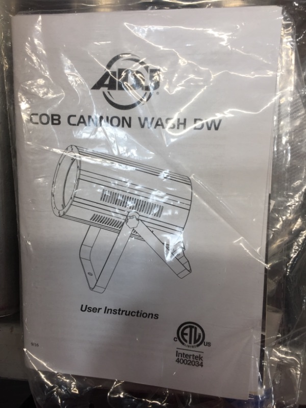 Photo 1 of ADJ Products LED Lighting (COB Cannon Wash DW)
//tested power ON 