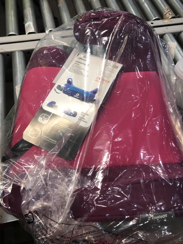 Photo 1 of Diono Solana 2 Latch, XL Space Backless Booster Seat, | Lightweight Backless Booster with Room to Grow, 8 Years 1 Booster Seat, Pink