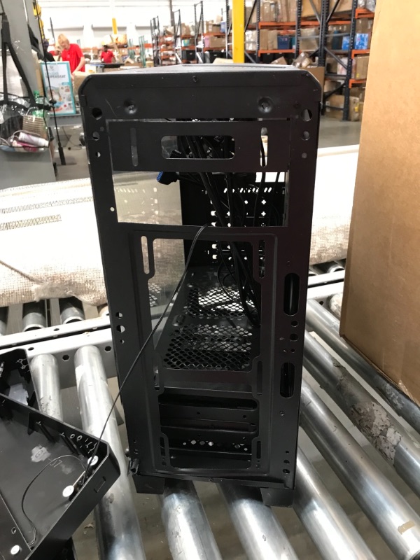 Photo 3 of PARTS ONLY 
AeroCool Cylon RGB Mid Tower with Acrylic Side window, Black
