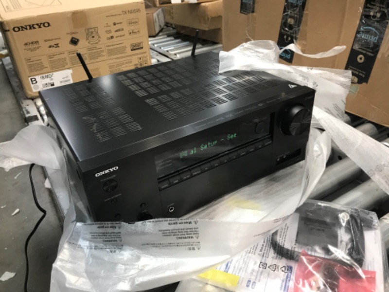 Photo 3 of Onkyo TX-NR595 Home Audio Smart Audio and Video Receiver, Sonos Compatible and Dolby Atmos Enabled, 4K Ultra HD and AirPlay 211473
