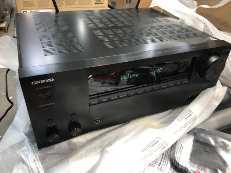 Photo 4 of Onkyo TX-NR595 Home Audio Smart Audio and Video Receiver, Sonos Compatible and Dolby Atmos Enabled, 4K Ultra HD and AirPlay 211473
