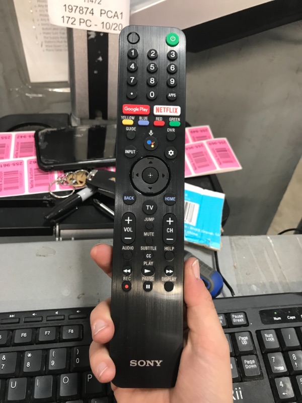 Photo 3 of RMF-TX500U Replaced Voice Remote Control for Sony Smart TV XBR-43X800H XBR-49X800H XBR-55X800H XBR-65X800H XBR-75X800H XBR-85X800H XBR-49X805H XBR-55X805H XBR-65X805H XBR-75X805H XBR-85X805H
