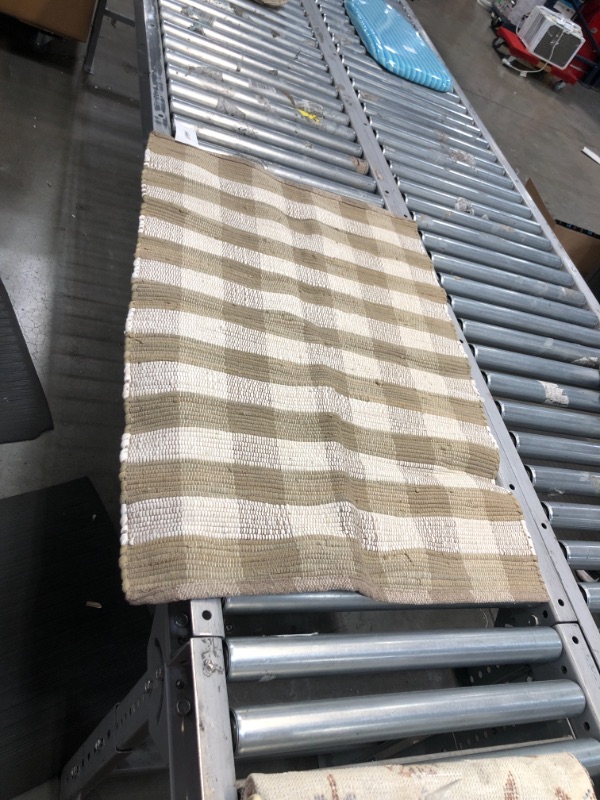 Photo 1 of DII 2 x 3 Stone and Cream Indoor or Outdoor Geometric Area Rug