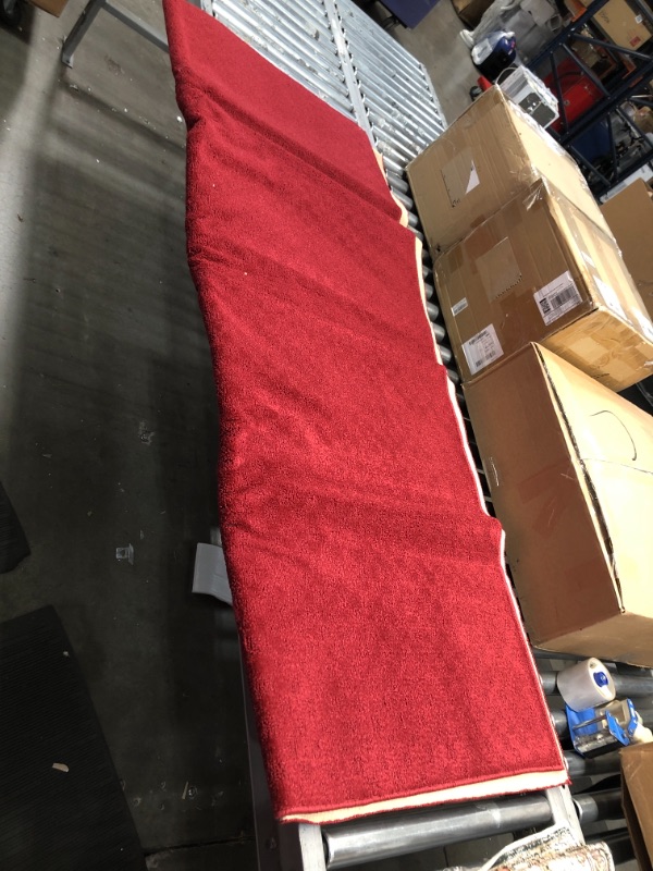 Photo 2 of 6 ft x 8 ft 6 in Area Rug, Red