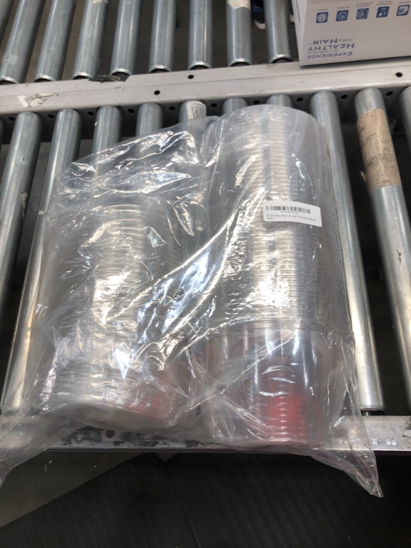 Photo 1 of [50 Sets] 48 oz. Plastic Salad Bowls To Go With Airtight Lids