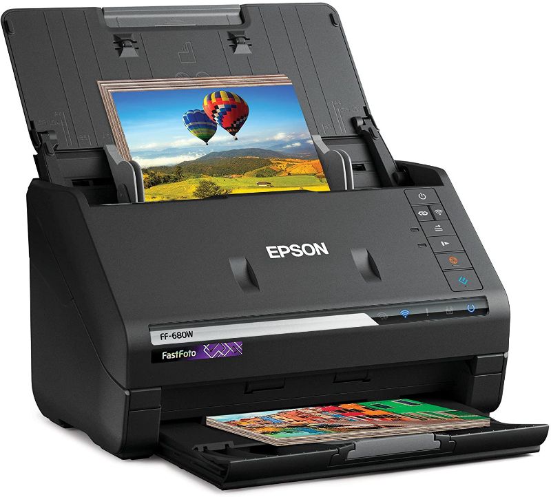 Photo 1 of Epson FastFoto FF-680W Wireless High-Speed Photo and Document Scanning System, Black