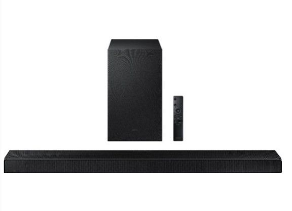 Photo 1 of Samsung - 3.1-Channel Soundbar with Wireless Subwoofer and Dolby Digital 5.1/DTS Virtual:X - Black