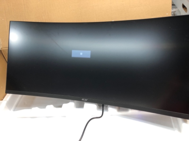 Photo 2 of Acer Nitro XZ342CK Pbmiiphx 34" 1500R Curved WQHD (3440 x 1440) VA Gaming Monitor with AMD Radeon Freesync, VESA Certified DisplayHDR400, 95% sRGB, 144Hz, 1ms VRB (Display Port & 2 x HDMI 2.0 Ports)
//TESTED POWER ON //LOOSED HARDWARE