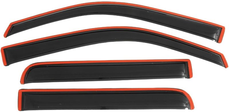 Photo 1 of Auto Ventshade AVS 194155 In-Channel Ventvisor Side Window Deflector, 4-Piece Set for 2009-2014 Ford F-150 SuperCrew, Also fits 2010-2014 Raptor SuperCrew