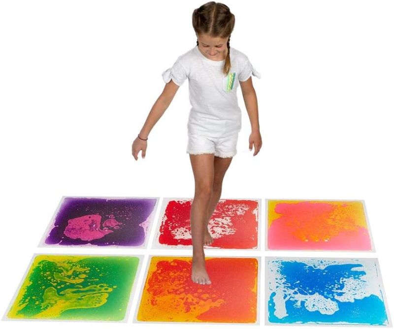 Photo 1 of Liquid Floor Tile Six Pack 12" x 12" - by Playlearn (Mixed Color)