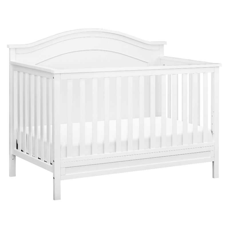 Photo 1 of Davinci Charlie 4-in-1 Convertible Crib in White
