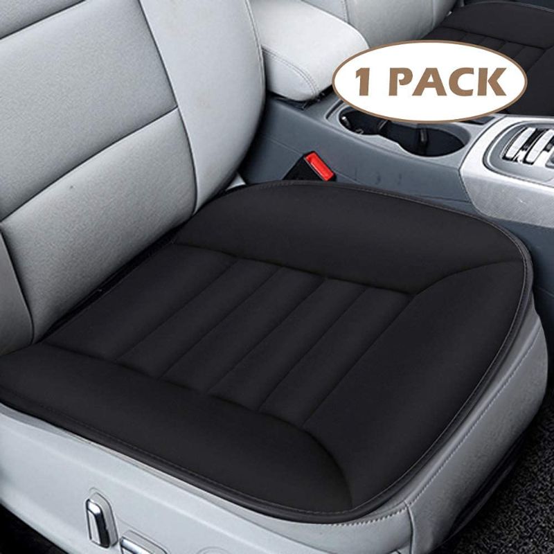 Photo 1 of  Car Seat Cushion Pad Comfort Seat Protector for Car Driver Seat Office Chair Home Use Memory Foam Seat Cushion with Non Slip Bottom Black

