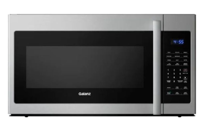 Photo 1 of 1.7 cu. ft. Over the Range Microwave Oven in Stainless Steel
