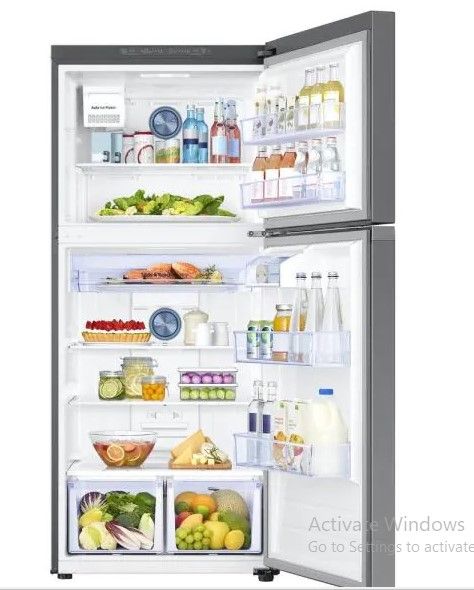 Photo 1 of 17.6 cu. ft. Top Freezer Refrigerator with FlexZone Freezer in Stainless, Energy Star, Ice Maker
