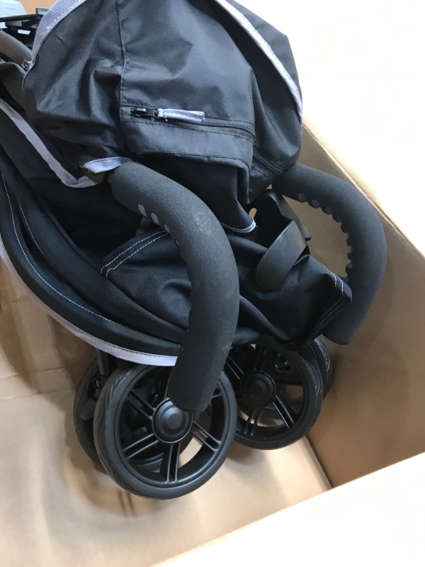 Photo 5 of Summer 3Dlite+ Convenience Stroller, Matte Black – Lightweight Umbrella Stroller with Oversized Canopy, Extra-Large Storage and Compact Fold
