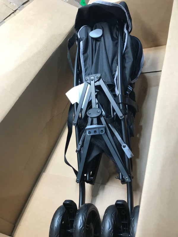 Photo 3 of Summer 3Dlite+ Convenience Stroller, Matte Black – Lightweight Umbrella Stroller with Oversized Canopy, Extra-Large Storage and Compact Fold
