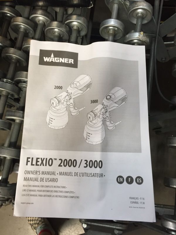 Photo 1 of Flexio 2000 HVLP Paint Sprayer
AS IS USED