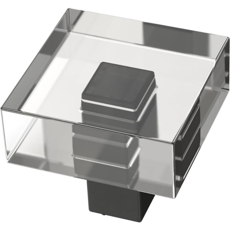 Photo 1 of 4x Liberty Deco Square 1-3/16 in. (30 Mm) Matte Black and Clear Acrylic Cabinet Knob
13x Liberty Deco Square 3 in. or 3-3/4 in. (76 Mm or 96 Mm) Matte Black and Clear Acrylic Dual Mount Drawer Pull