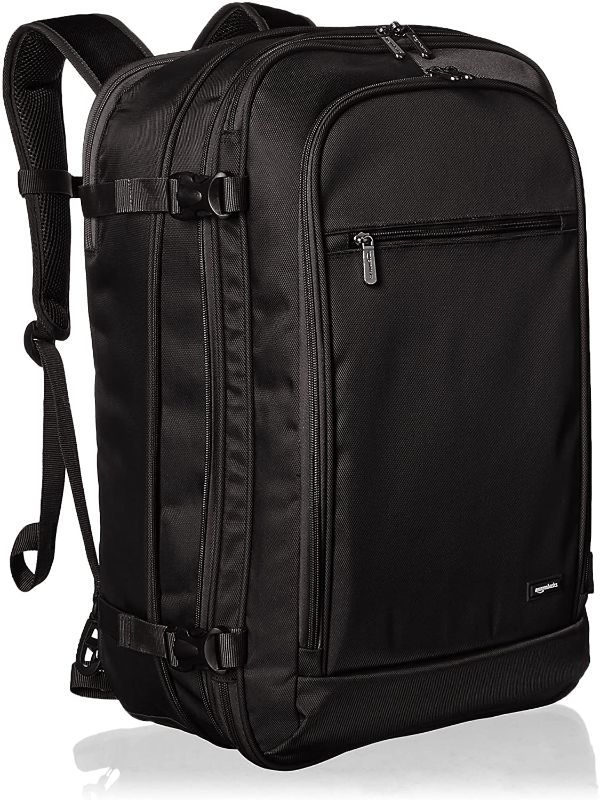 Photo 1 of Amazon Basics Carry-On Travel Backpack - Black
15.75 x 21.5 x 8.25 inches
