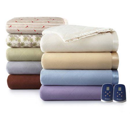 Photo 1 of Shavel Micro Flannel 7 Layers of Warmth Queen Electric Blanket Bedding
