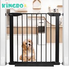 Photo 1 of Child Safety Door Bar Staircase Fence Baby Playpen Free Punch Fence Pet Isolation Fence Black

